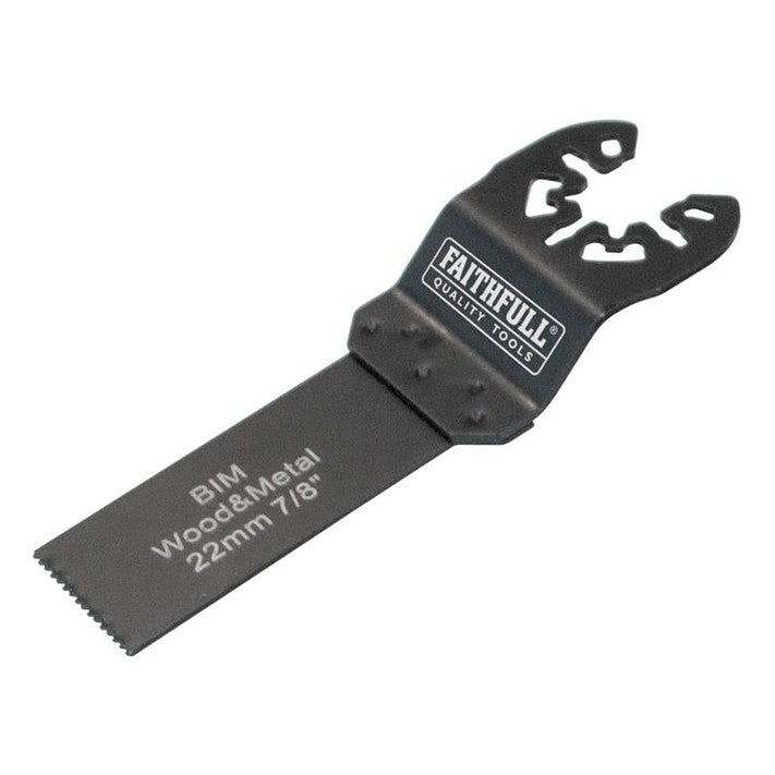 Faithfull Multi-Functional Tool Flush Cut Wood/Bi-Metal Blade 22mm