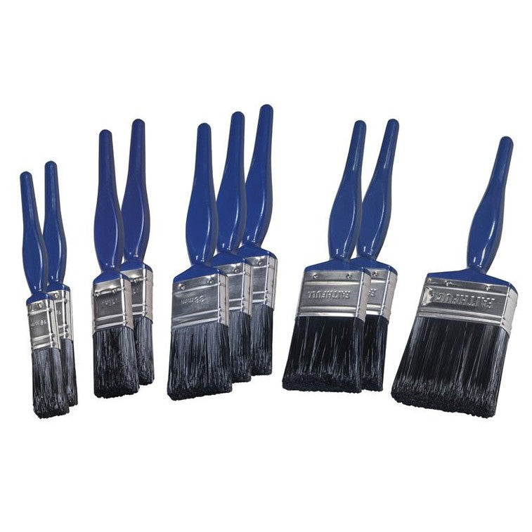 Faithfull Utility Paint Brush Set, 10 Piece
