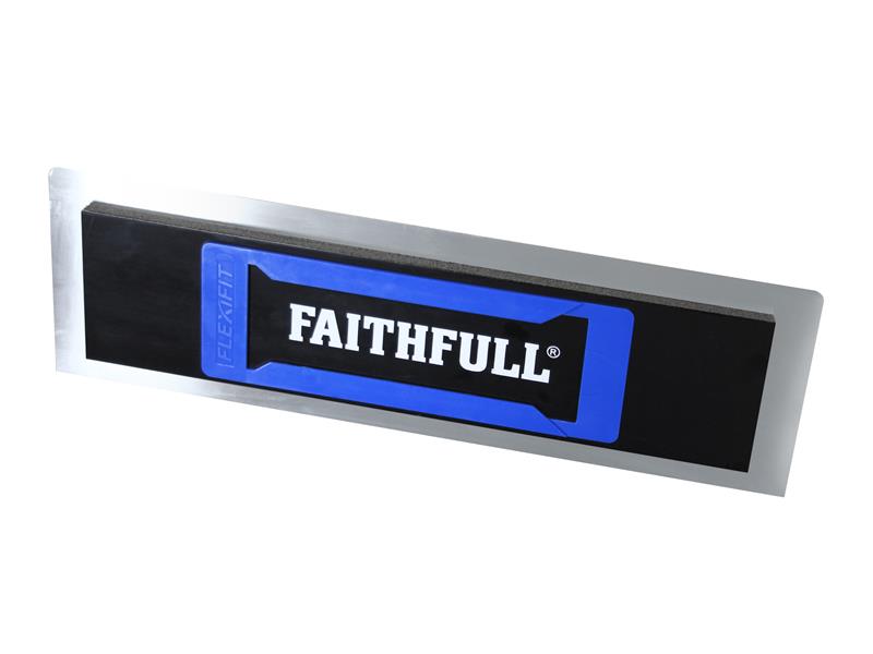 Faithfull Stainless Steel Flexifit Trowel with Foam 18in - Watson Hire