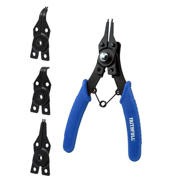 Faithfull Circlip Pliers Set, 5 Piece
