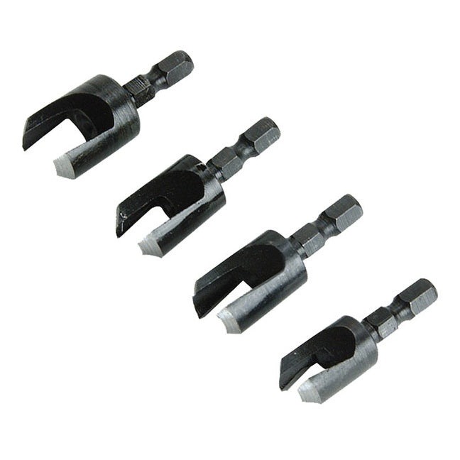 Faithfull Plug Cutter Set of 4 No.6-12