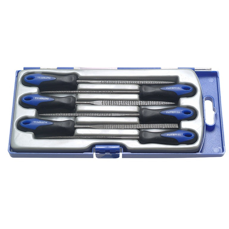 Faithfull Precision Needle Rasp Set 6 Piece