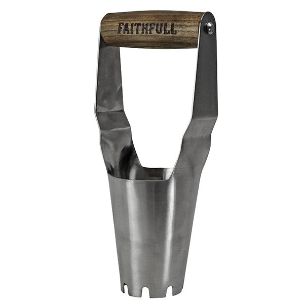 Faithfull Prestige Stainless Steel Bulb Planter Ash Handle