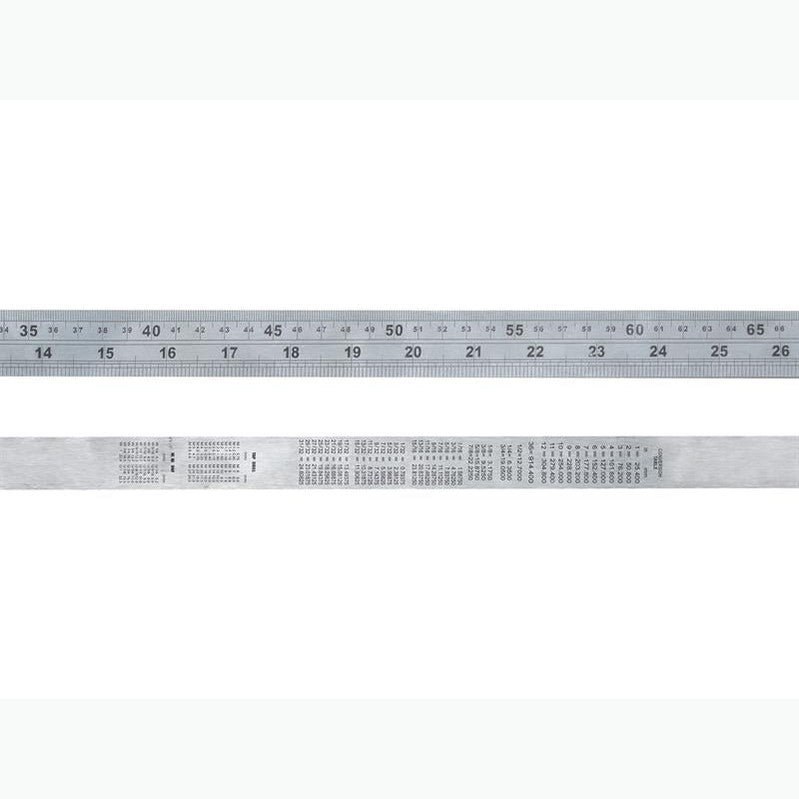 Faithfull Steel Rule 1m / 39in x 30mm