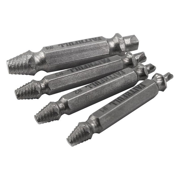 Faithfull Screw Extractor Set, 4 Piece