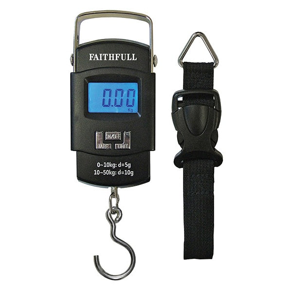Faithfull Portable Electronic Scale 0-50kg