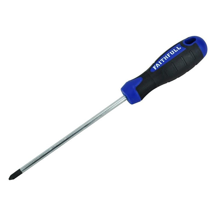 Faithfull Soft Grip Screwdriver Phillips Tip PH2 x 150mm