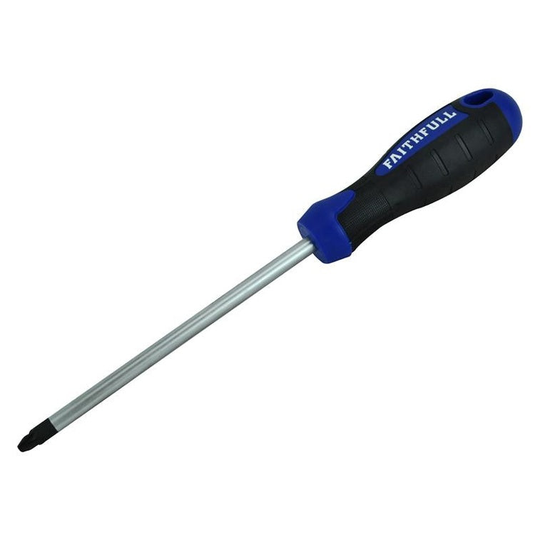 Faithfull Soft Grip Screwdriver Pozidriv Tip PZ3 x 150mm