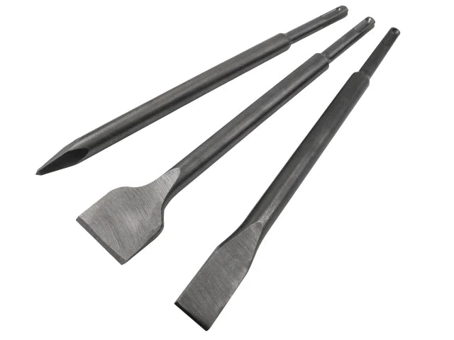 FAITHFULL SDS + CHISEL SET 3PC