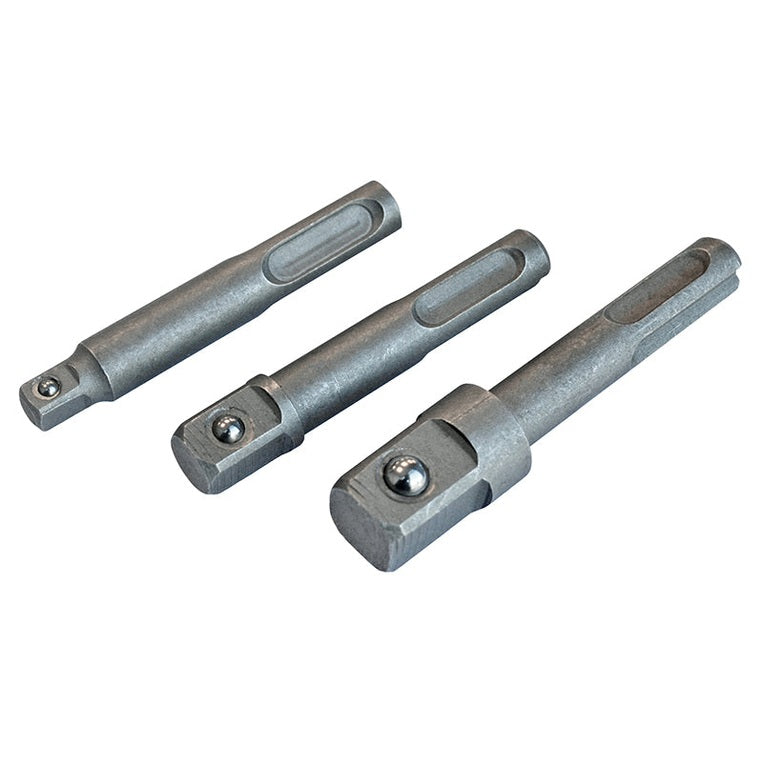 Faithfull SDS Square Drive Adaptor Set, 3 Piece - Watson Hire
