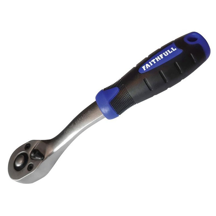 Faithfull Ratchet Handle Quick-Release 72 Teeth 3/8in Drive