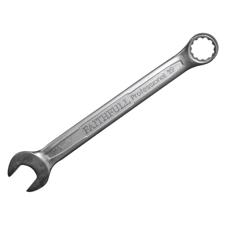Faithfull Combination Spanner CV Satin Finish 19mm