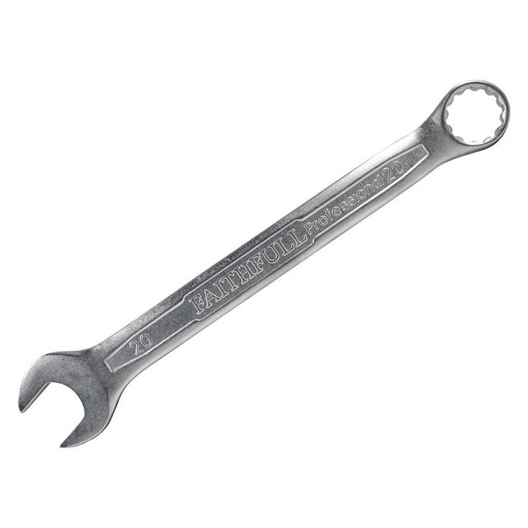 Faithfull Combination Spanner CV Satin Finish 20mm