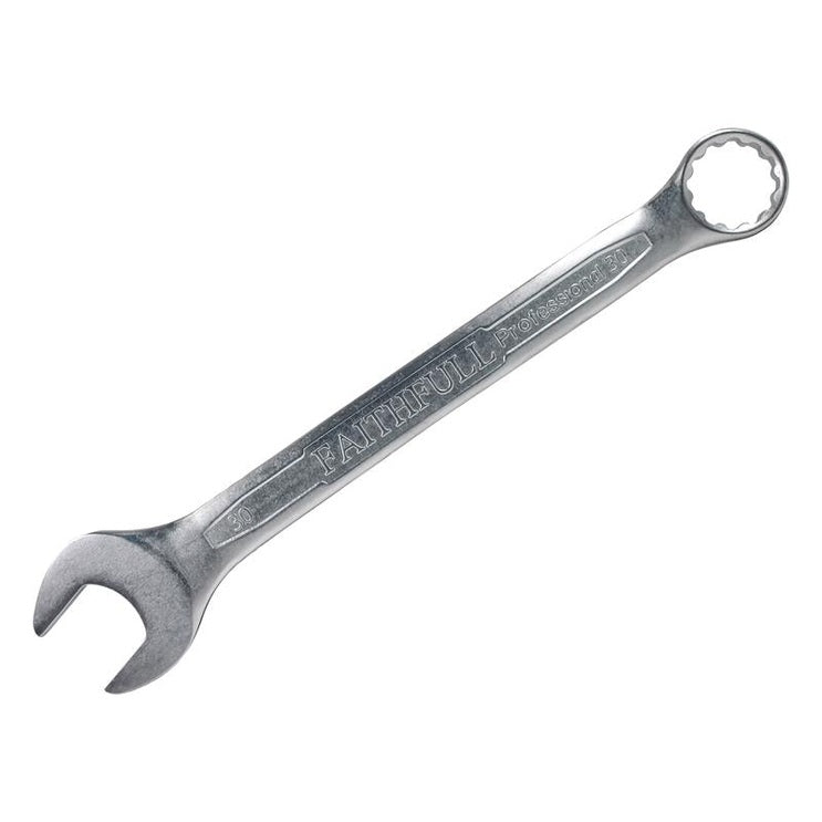 Faithfull Combination Spanner CV Satin Finish 30mm