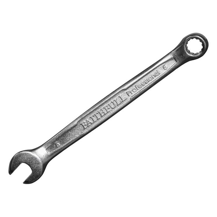 Faithfull Combination Spanner CV Satin Finish 6mm