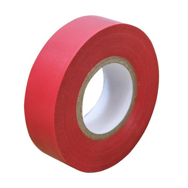 Faithfull PVC Electrical Tape Red 19mm x 20m