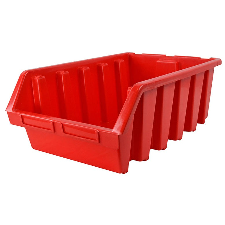Red Interlocking Storage Bin Size 5, 333x500x187mm – Watson Hire - Watson Hire