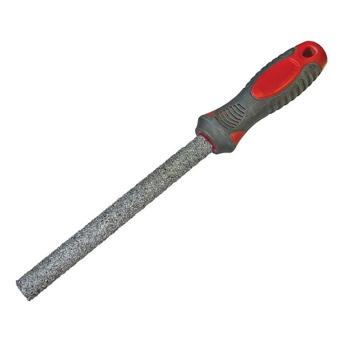 Faithfull Carbide Tile File Half Round Soft Grip 150mm (6in)