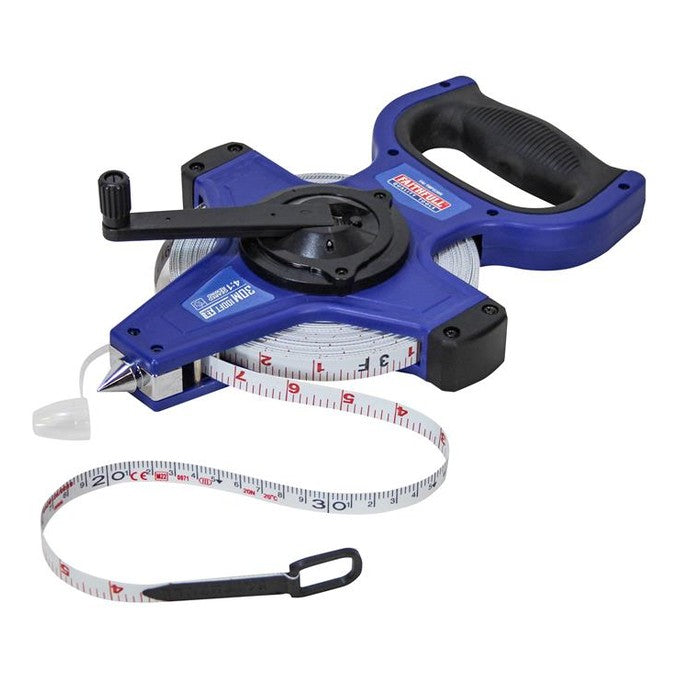 Faithfull Fast Rewind Open Long Tape 30m/100ft (Width 13mm) - Watson Hire
