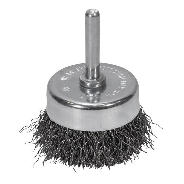 Faithfull Wire Cup Brush 50mm x 6mm Shank, 0.30mm Wire