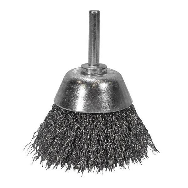 Faithfull Wire Brush Shaft Mounted 70mm x 25mm, 0.30mm Wire