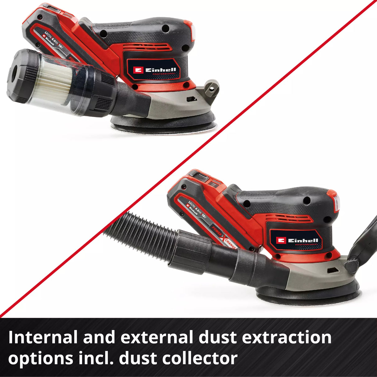 EINHELL CORDLESS ROTATING SANDER TP-RS 18/32 LI BL - SOLO