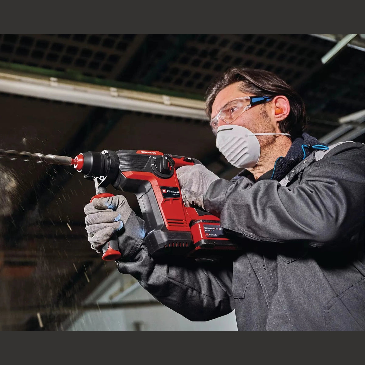 EINHELL PXC 18V 2.6J BRUSHLESS ROTARY HAMMER DRILL BARE