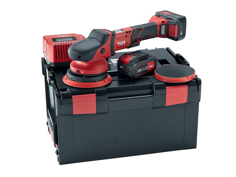 Flex Power Tools XFE 15 150 18.0-EC/5.0 Cordless Orbital Polisher Set