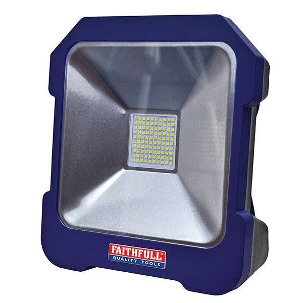 Faithfull Power Plus SMD LED Task Light with Power Take Off 20W 240V - Watson Hire