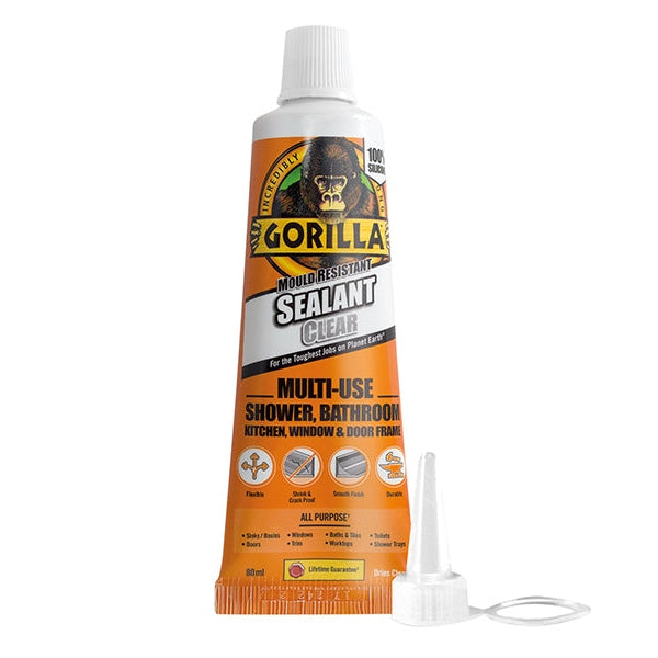 Gorilla Glue Gorilla All Condition Sealant Clear Tube 80ml
