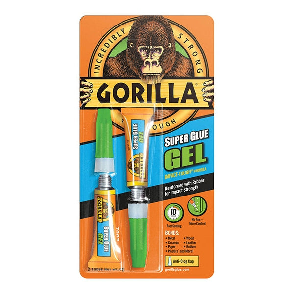 Gorilla Glue Gorilla Superglue Gel 3g (Twin Pack) - Watson Hire
