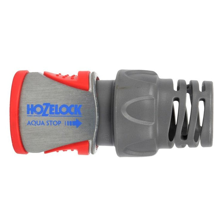 Hozelock 2045 Pro Metal AquaStop Hose Connector for Ø19mm (3/4in) Hose