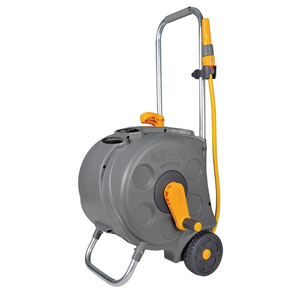 Hozelock 2416 Freestanding Compact Hose Reel + 30m of 12.5mm Hose
