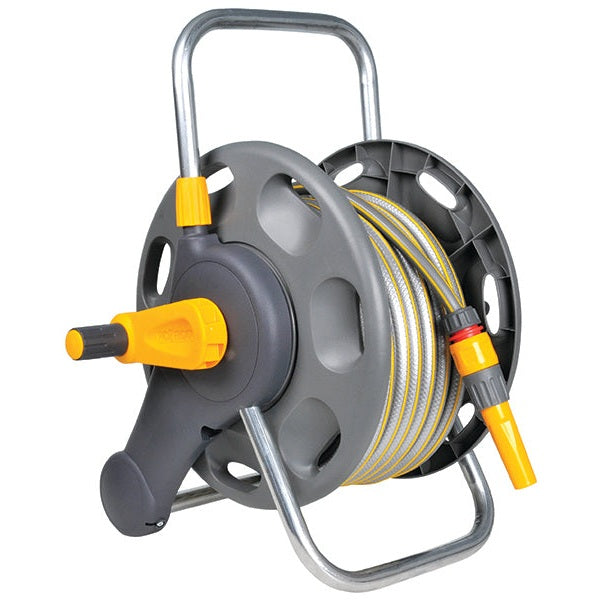 Hozelock 2431 Assembled Hose Reel & 25m of 12.5mm Hose - Watson Hire