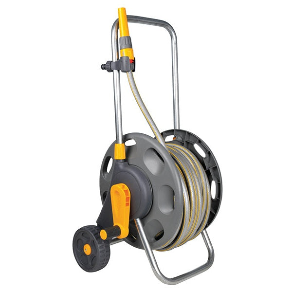 Hozelock 2435 60m Assembled Hose Cart & 50m of 12.5mm Hose - Watson Hire