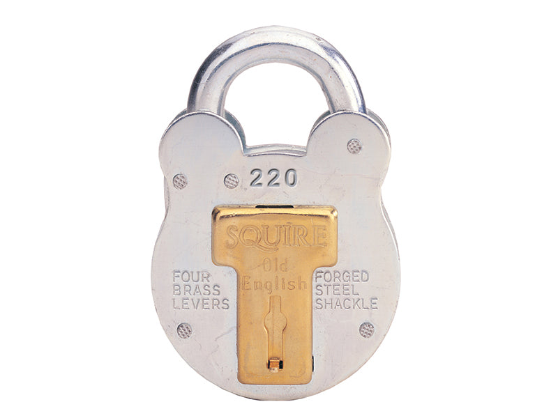 Squire 220 Old English Padlock with Steel Case 38mm