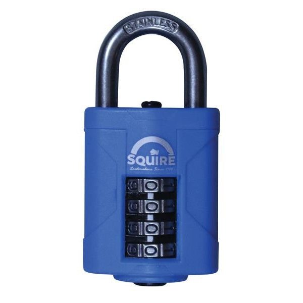 Squire CP40S Heavy-Duty Rustproof Marine Combi Padlock 38mm - Watson Hire