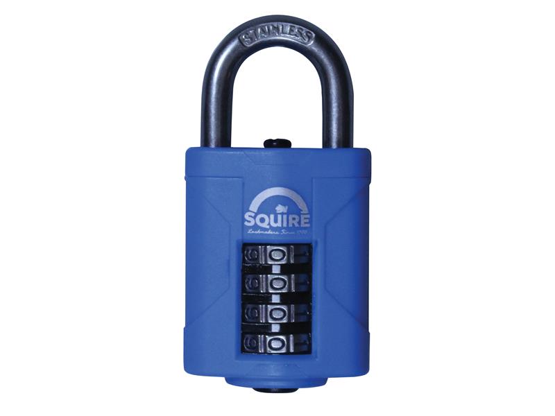 Squire CP40S Heavy-Duty Rustproof Marine Combi Padlock 38mm - Watson Hire