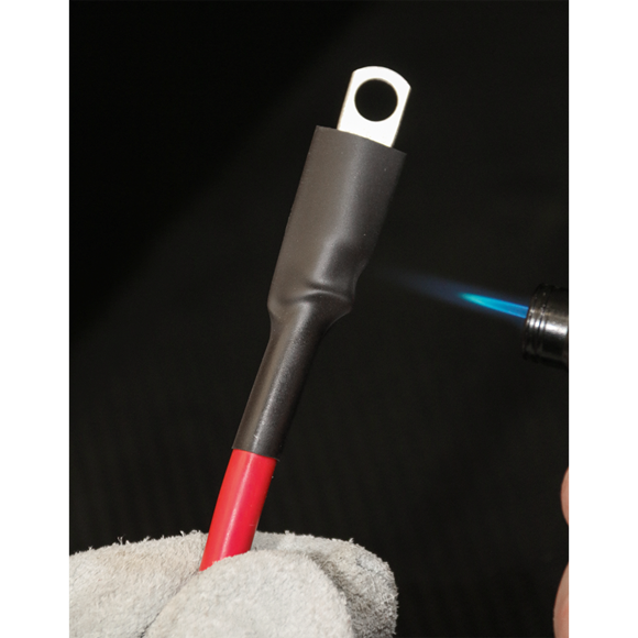 SEALEY HEAT SHRINK TUBING 12.7 - 6.4MM - .5M CUT