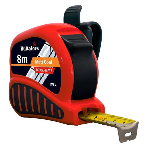 Hultafors BM8M 8m Pocket Tape, Metric Only – Watson Hire