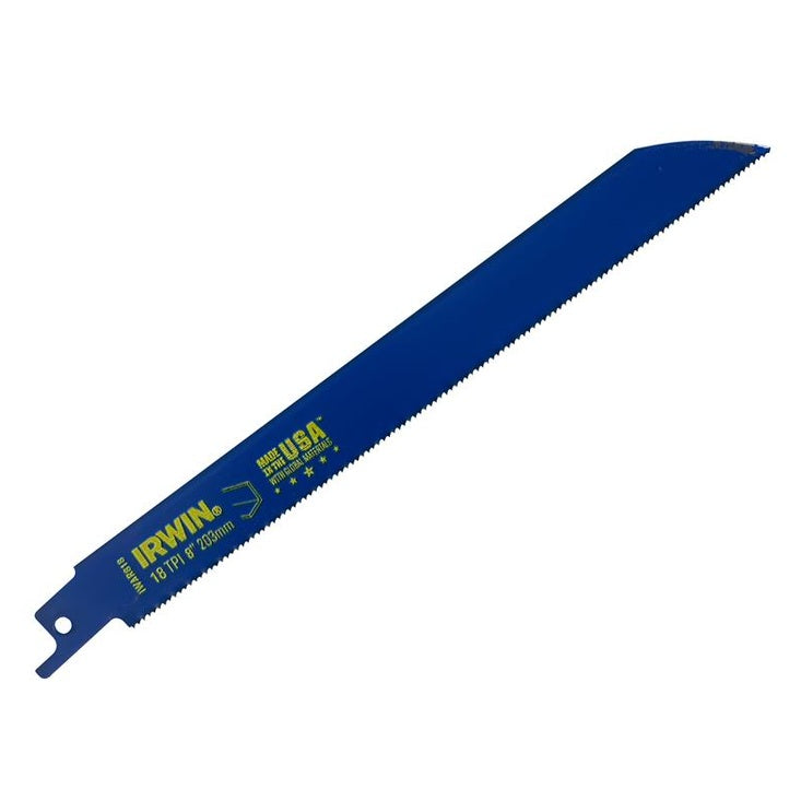 IRWIN® 818R Sabre Saw Blade Metal Cutting 200mm 18 TPI Pack of 5