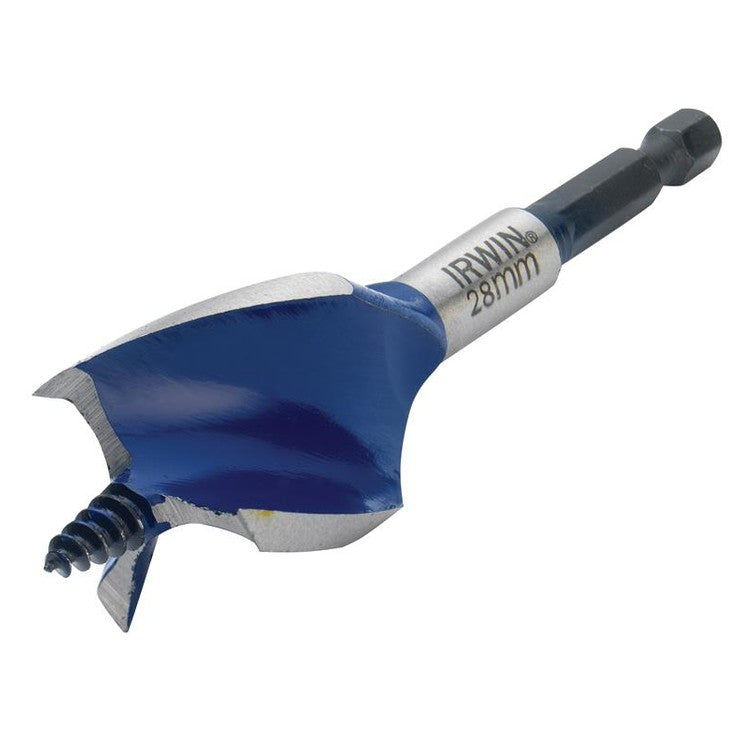 IRWIN® Blue Groove 6X Stubby Wood Bit 28 x 100mm