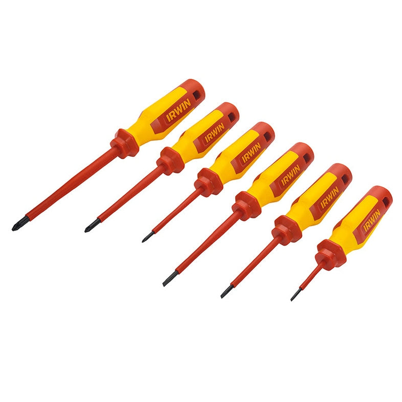 IRWIN® VDE Pro Comfort Screwdriver Set, 6 Piece