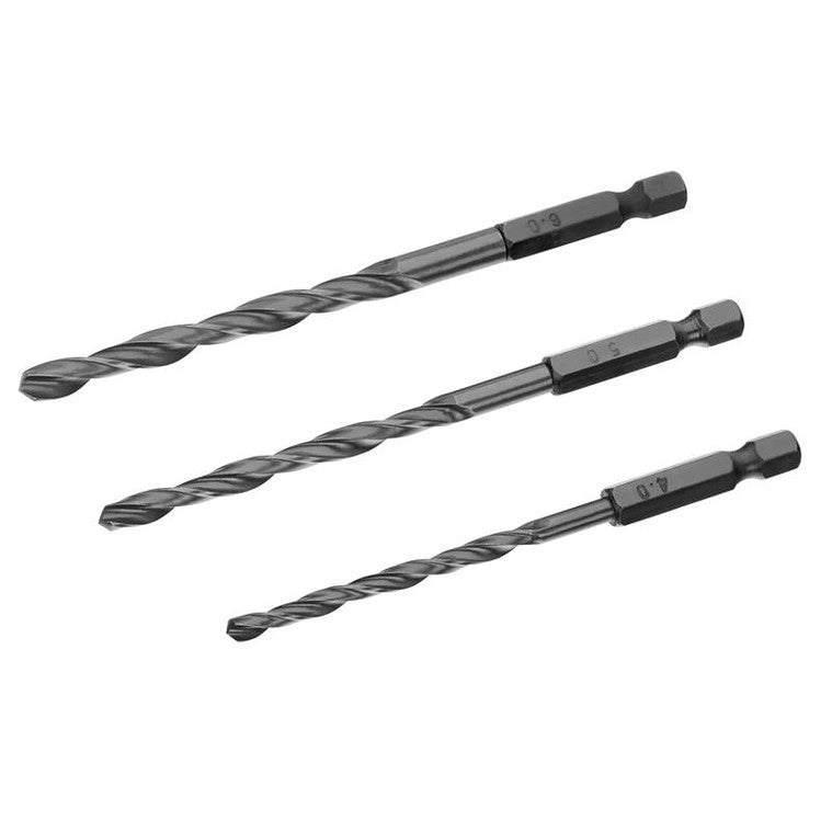 IRWIN® HSS Drill Bit Hex Shank Bit Set, 3 Piece