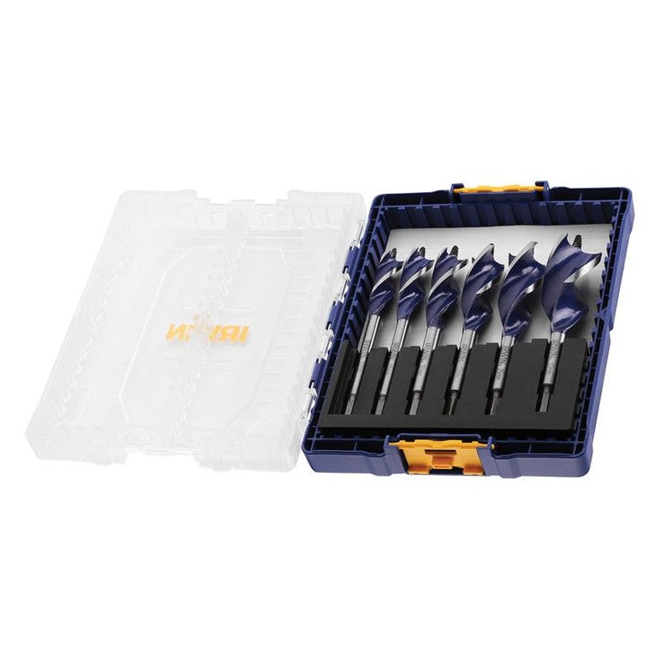 IRWIN® Blue Groove 6X Wood Bit Set, 6 Piece
