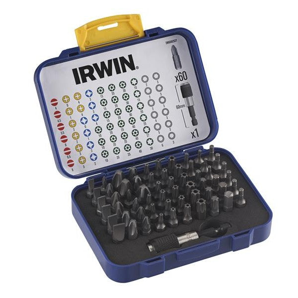 IRWIN® Colour Coded Screwdriver Bit Set, 61 Piece
