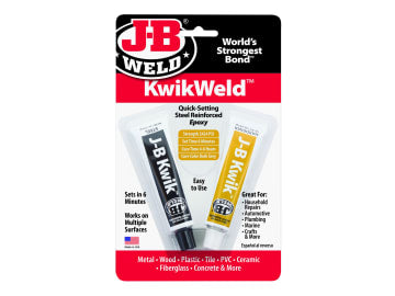 JB WELD KWIK WELD SETS IN 6 MINUTES 2 X 30ML