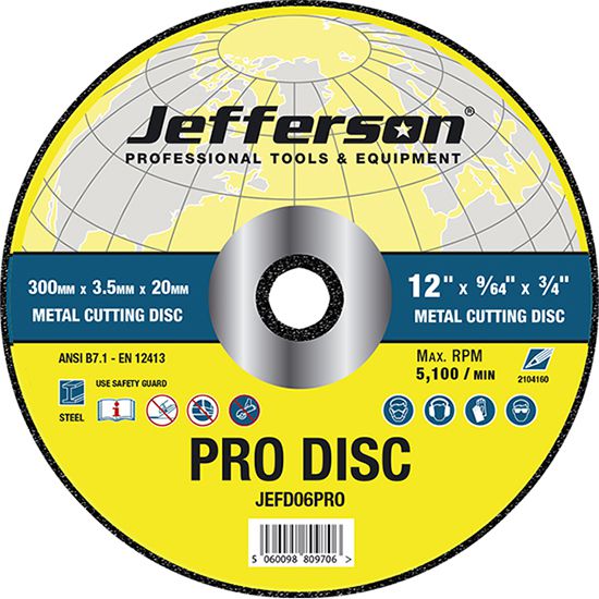 JEFFERSON 12" METAL CUTTING DISC