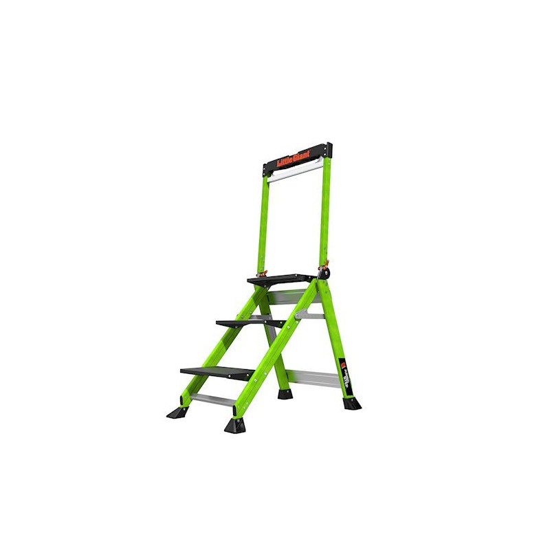 LITTLE GIANT FIBREGLASS JUMBO 3 STEP LADDER
