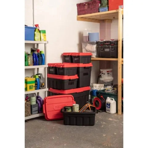 KETER TUFF TOTE 37L BLACK/RED